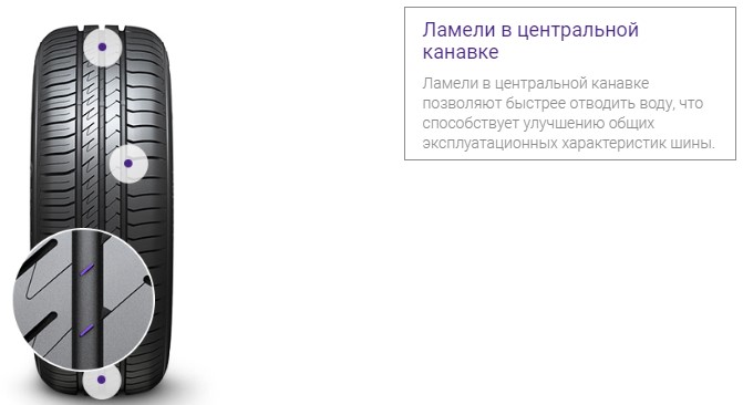 Ламели в центральной части